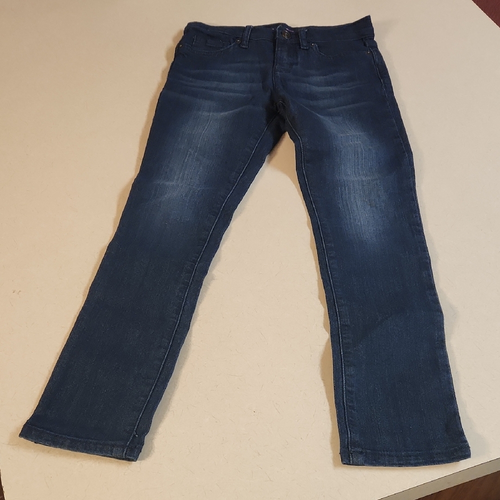 The Children's Place Kids Dark Wash Straight Leg Jeans Size 8 Girls